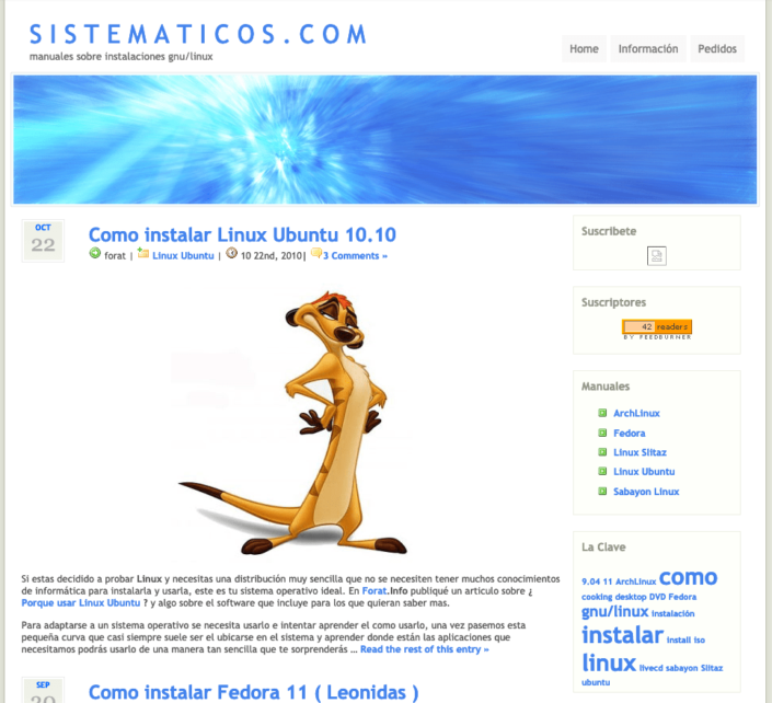 Sistematicos - Instalaciones GNU/Linux