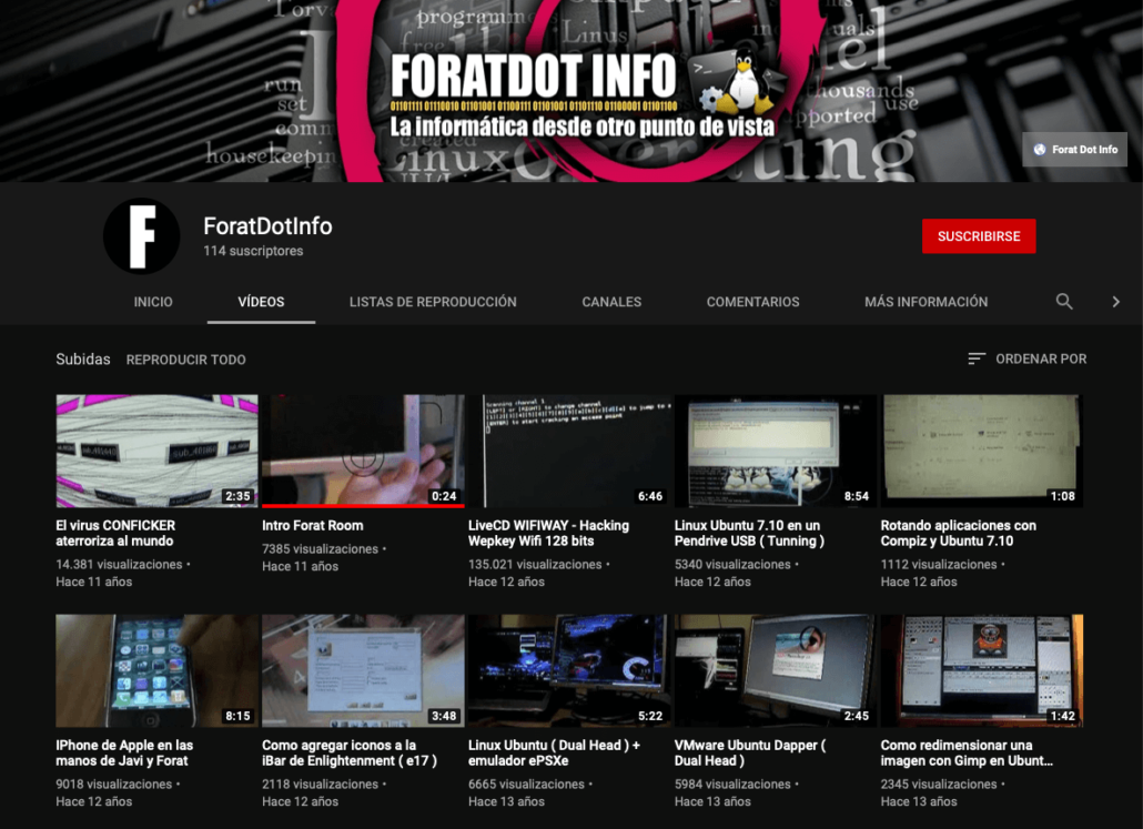 ForatDotInfo Youtube