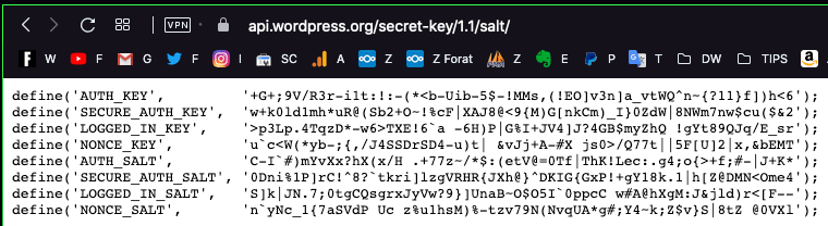 secret keys